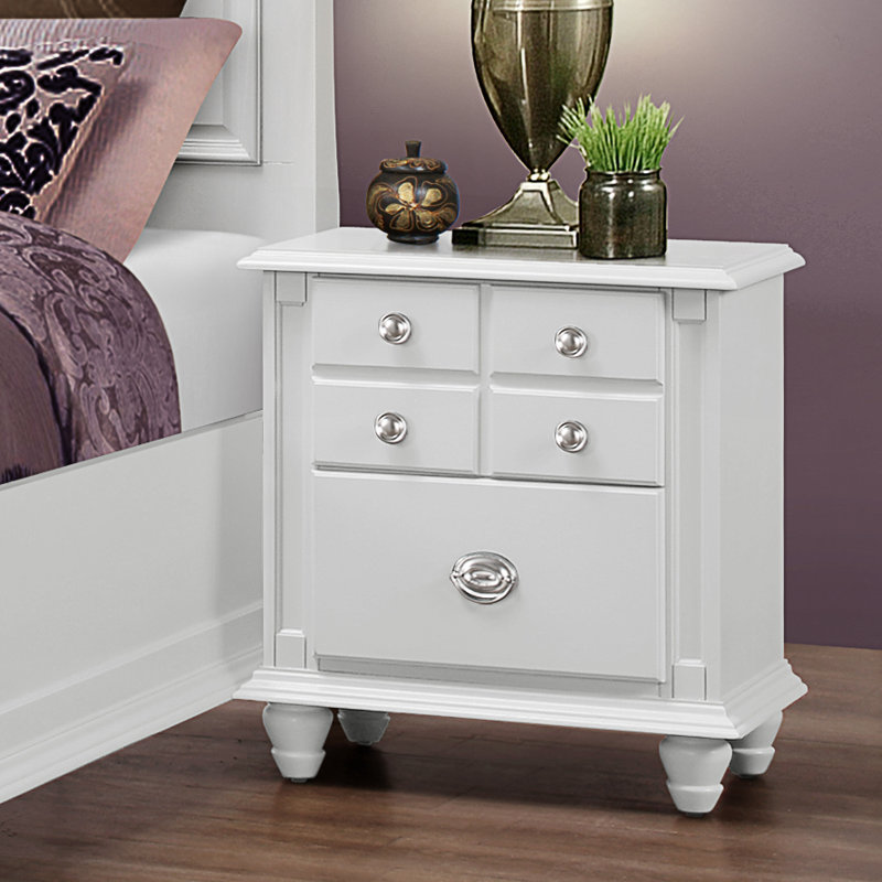 Ophelia & Co. Daley 2 Drawer Bedside Table & Reviews Wayfair.co.uk